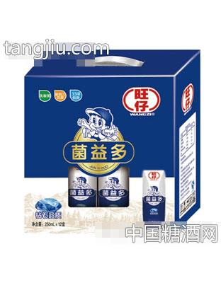 旺仔菌益多酸奶250mlx12盒
