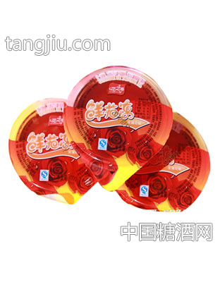 玫瑰花味鲜花冻