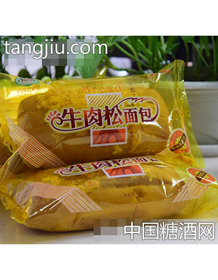 奶吉尔牛肉松面包90g