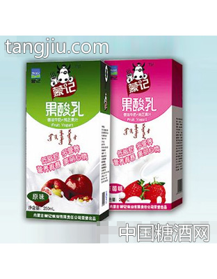 蒙记 果酸乳