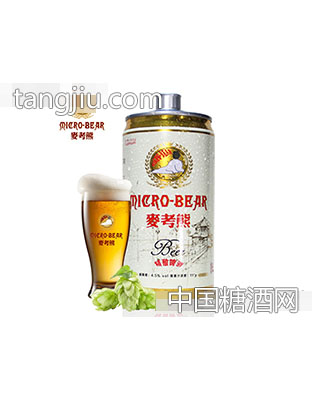 麦考熊精酿原浆白啤2L（白罐）