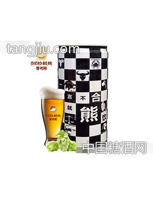 麦考熊精酿原浆白啤1L