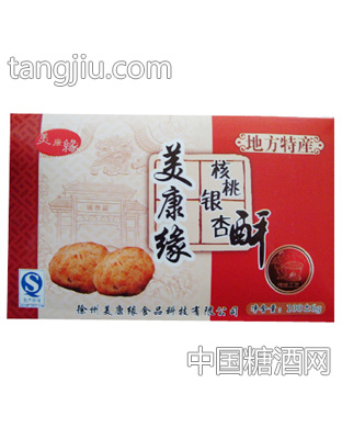 盒装100克核桃银杏酥