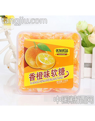 优品优加138克香橙味软糖