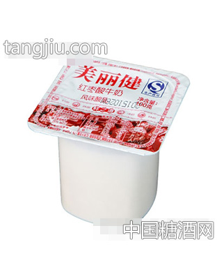 美丽健红枣酸牛奶100g