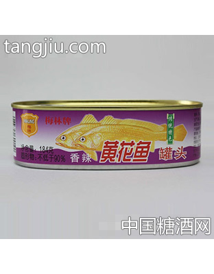 梅林牌黄花鱼罐头香辣184g