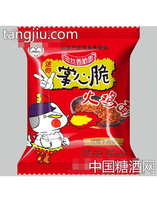 掌心脆火鸡面红烧牛肉味