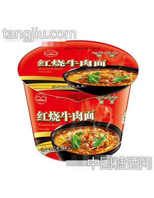 红烧牛肉面桶装