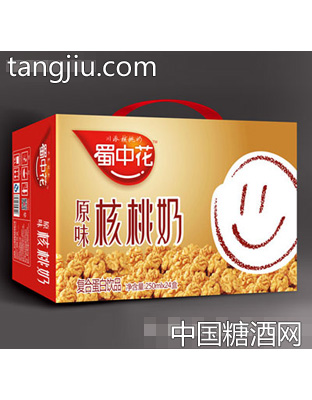 蜀中花原味核桃奶250mlx24盒