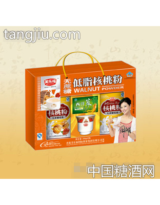 无蔗糖低脂核桃粉400g两瓶装