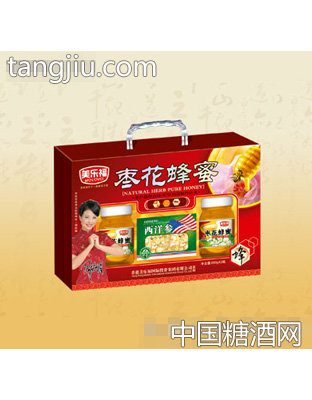 枣花蜂蜜500g2瓶装礼盒