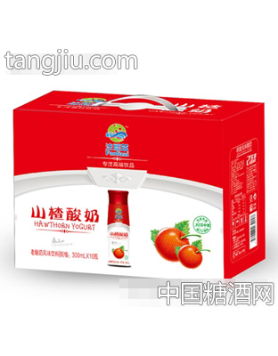 法丽兹山楂酸奶箱装300mlx10瓶
