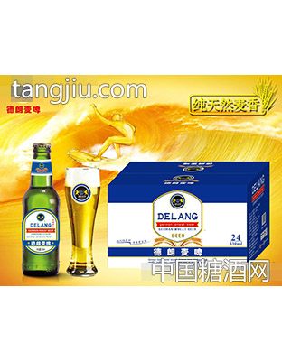 德朗麦啤·麦香啤酒330mlx24瓶