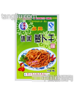休闲萝卜干40克