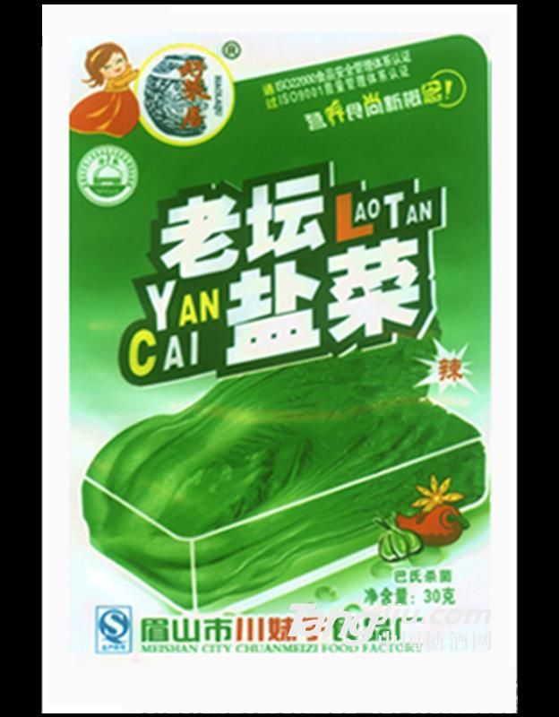 川妹子老坛盐菜30g