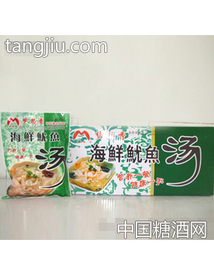 海鲜鱿鱼汤