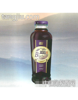 凌氏长白山野生蓝莓果汁420ml