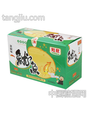 知欣泡椒味鱿鱼箱装