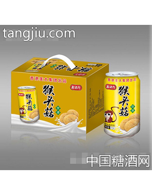 起动力猴头菇植物饮料(黄罐)