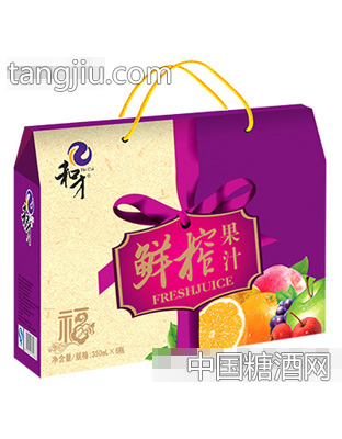 350mlx6瓶和才鲜榨果汁礼盒