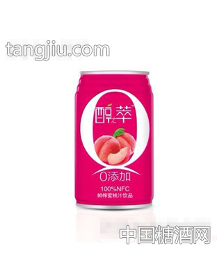 和才醇萃0添加99%NFC鲜榨蜜桃汁饮品