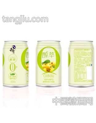 310ml和才醇萃0添加99%NFC鲜榨安梨汁