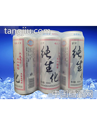 纯生化风味啤酒