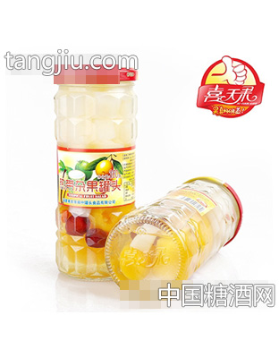 喜天果热带杂果罐头360g罐