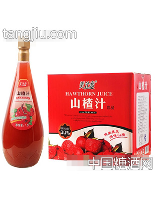 美汁恋1.5L山楂汁x6瓶