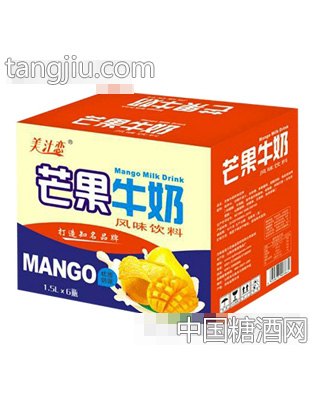 美汁恋芒果牛奶风味饮料1.5Lx6瓶