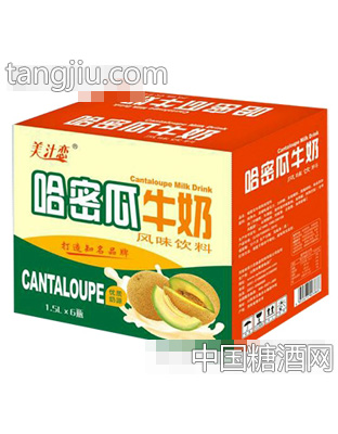 美汁恋哈密瓜牛奶风味饮料1.5Lx6瓶