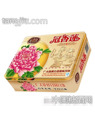 冠香莲广式蛋黄白莲蓉味月饼