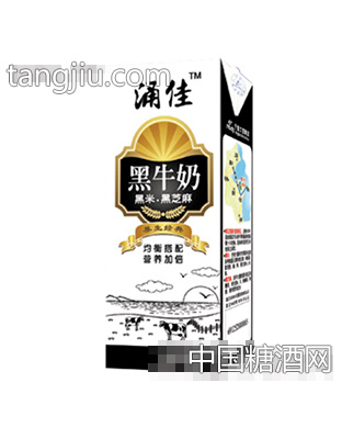 利乐砖黑牛奶