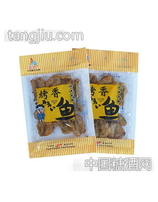 65克烤香鱼开片(二包)涨潮