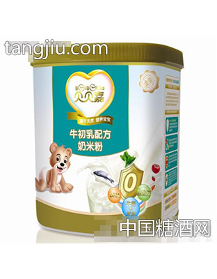贝贝嘉牛初乳配方奶米粉