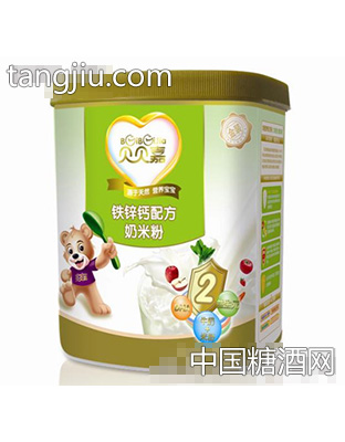 贝贝嘉铁锌钙配方奶米粉