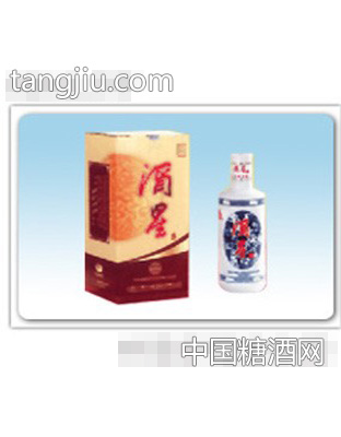 白瓷烤花酒星