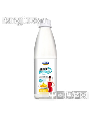 1l味你美乳酸菌香蕉芒果汁饮料
