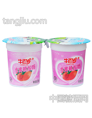 牛百岁水蜜桃酸奶125ml
