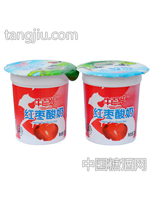 牛百岁红枣酸奶125ml