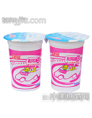 牛百岁草莓牛奶150ml