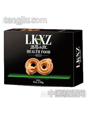 洛可小滋曲奇饼干宽盒装椰丝味120g