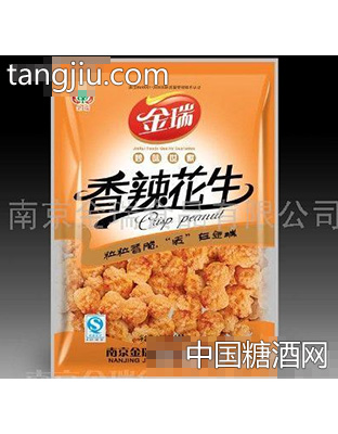 金瑞香辣花生120克