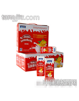 南昆山鲜牛奶+乳酸菌发酵+鲜芒果汁