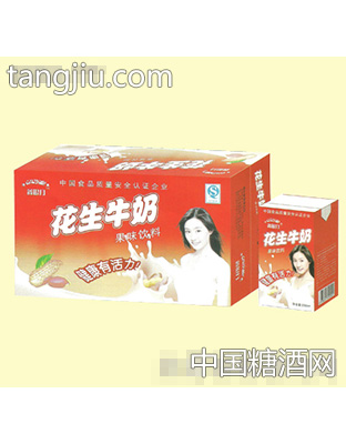 鑫月花生牛奶果味饮料250ml