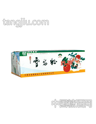 雪花粉挂面