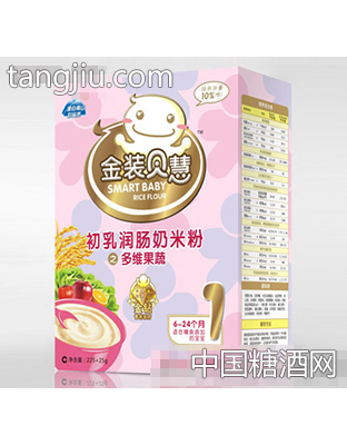 225克+25克初乳润肠奶米粉之多维果蔬