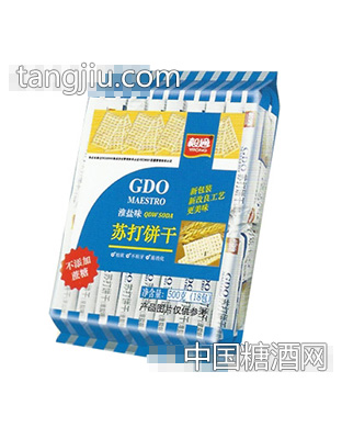 毅通苏打饼干淮盐味500gx18包