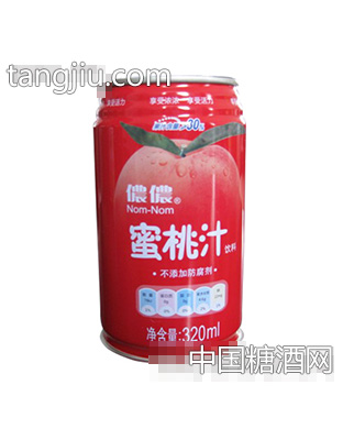 侬侬蜜桃汁饮料320ml