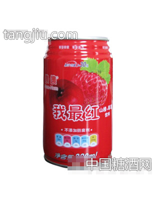 侬侬我山楂+草莓饮料320ml